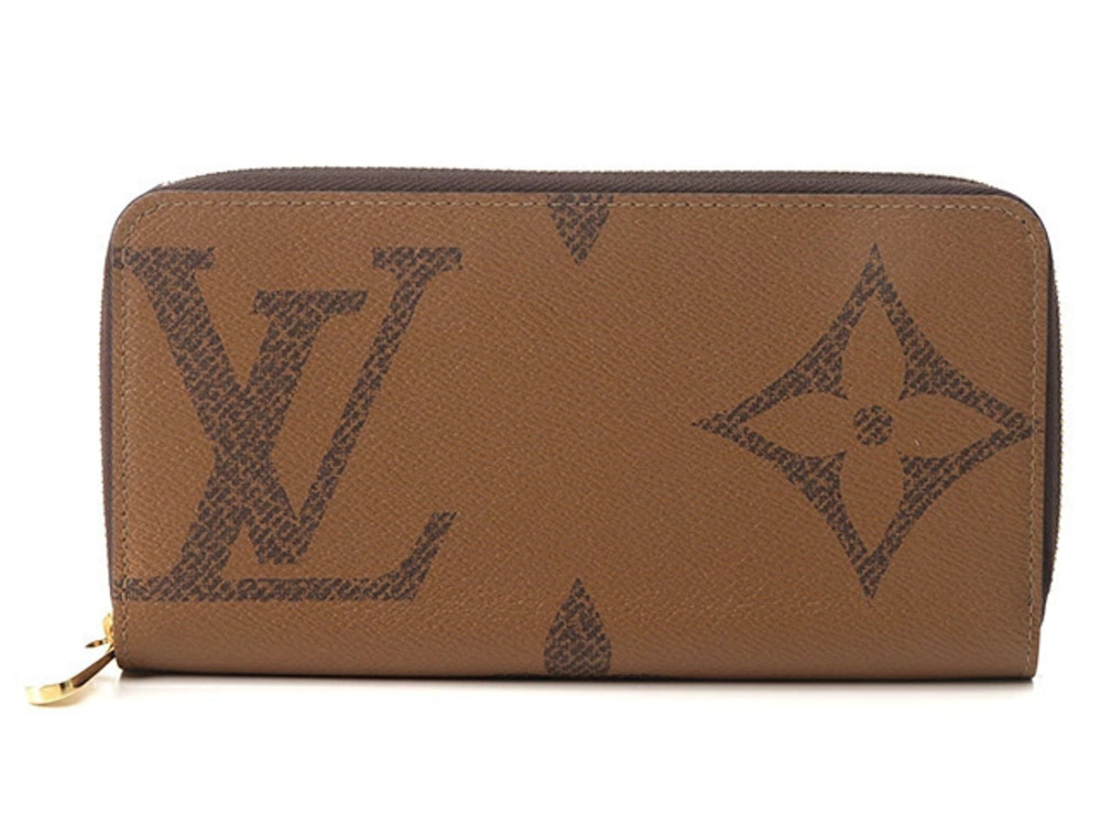 LOUIS VUITTON Zippy Wallet Round Zip Long Monogram Giant